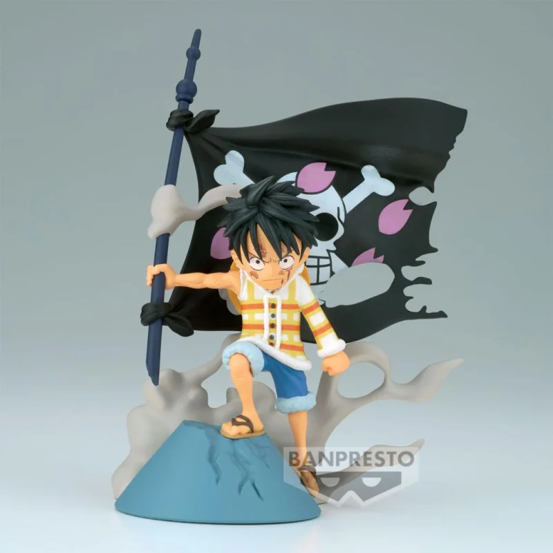 ONE PIECE - Figurine Monkey D. Luffy - WCF-Log Stories 8cm