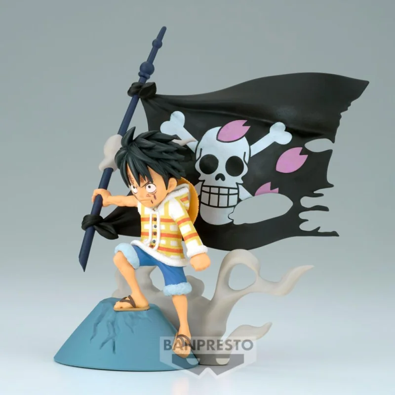 ONE PIECE - Figurine Monkey D. Luffy - WCF-Log Stories 8cm