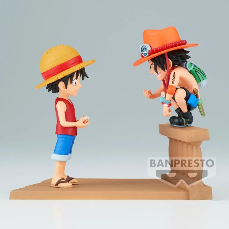 ONE PIECE - Luffy & Ace - Figurine WCF Log Stories 8cm