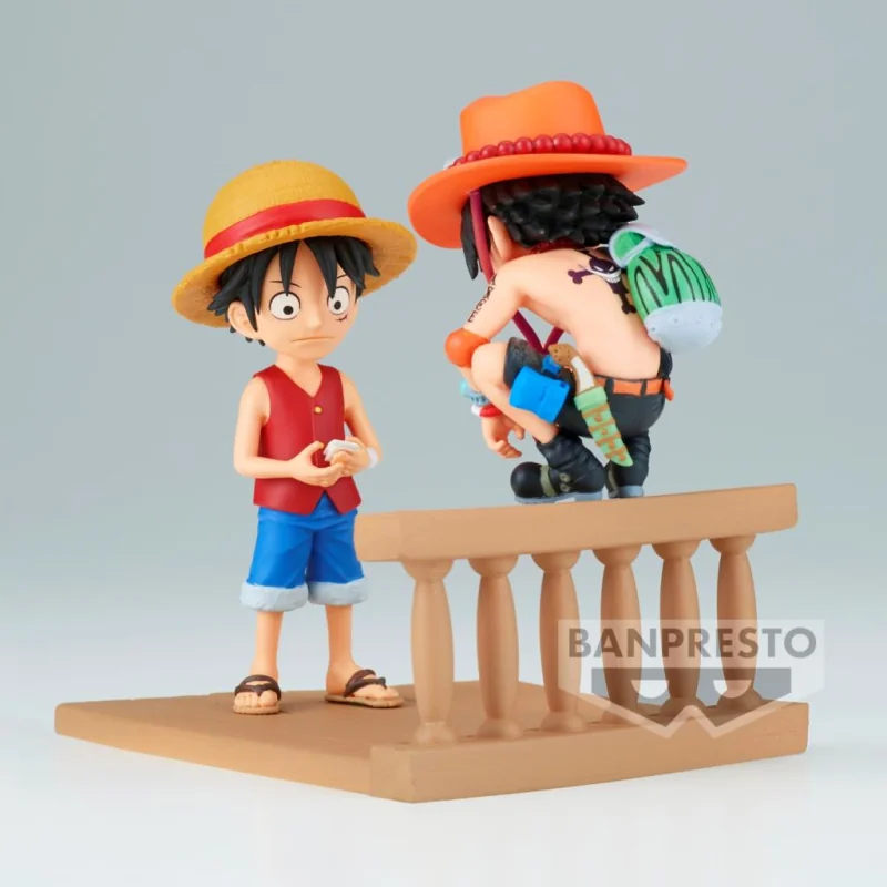 ONE PIECE - Luffy & Ace - Figurine WCF Log Stories 8cm