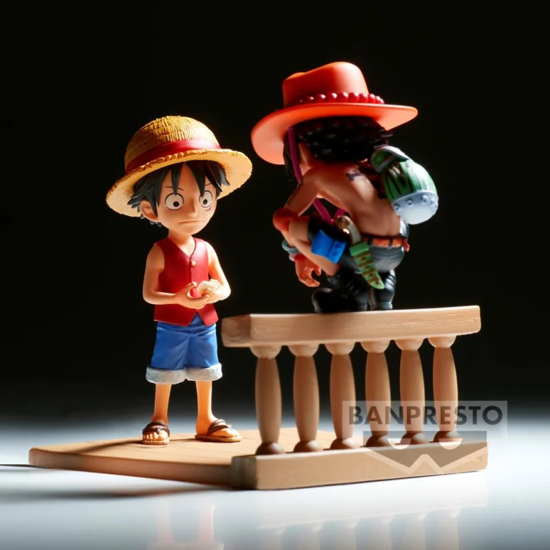 ONE PIECE - Luffy & Ace - Figurine WCF Log Stories 8cm