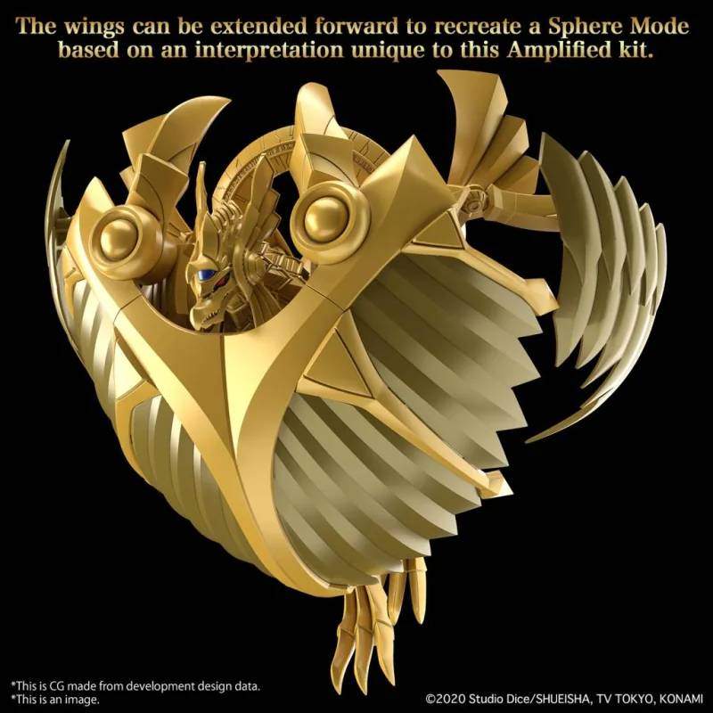 YU-GI-OH! -Figure-rise stand. Amplified Winged dragon of Ra -Model Kit