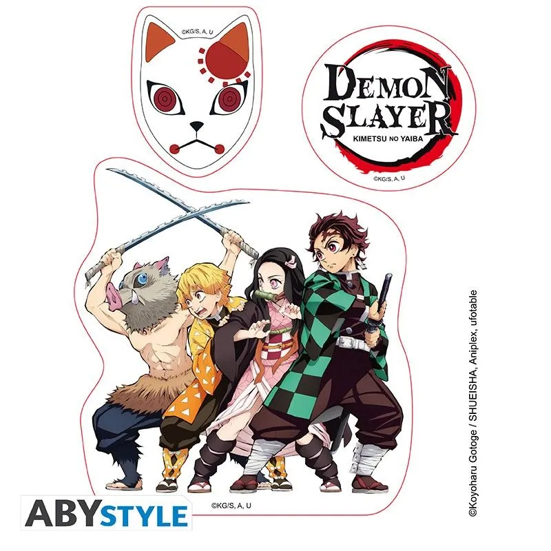 DEMON SLAYER - Stickers - 16x11cm/ 2 planches - Slayers 