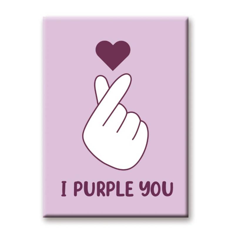 K-Pop : Aimant plat I Purple You