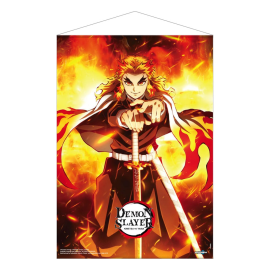 Demon Slayer: Kimetsu no Yaiba wallscroll Kyojuro Rengoku 50 x 70 cm