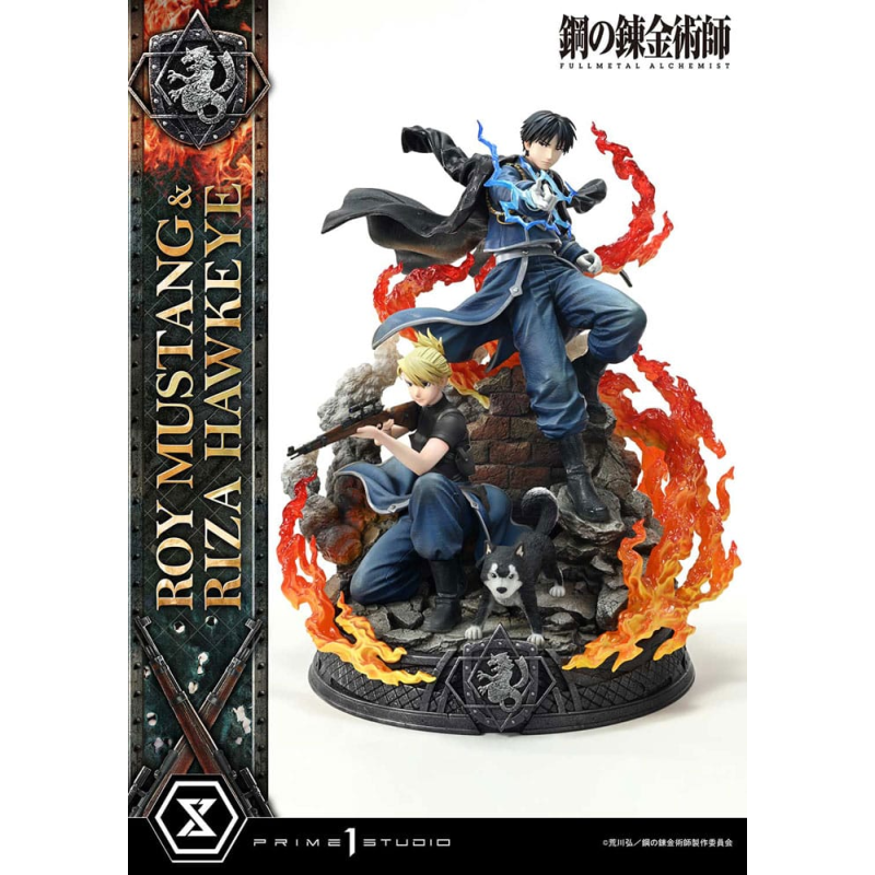 Fullmetal Alchemist statuette Concept Masterline 1/6 Roy Mustang & Riza Hawkeye Regular Version 50 cm