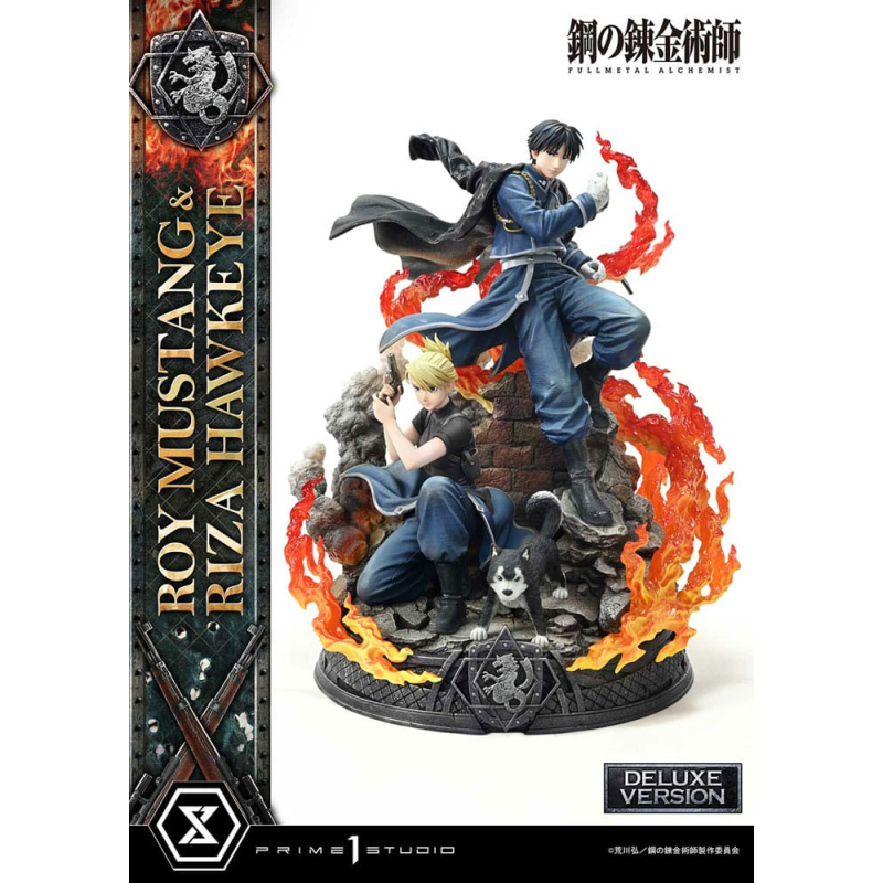 Fullmetal Alchemist statuette Concept Masterline 1/6 Roy Mustang & Riza Hawkeye Deluxe Version 50 cm