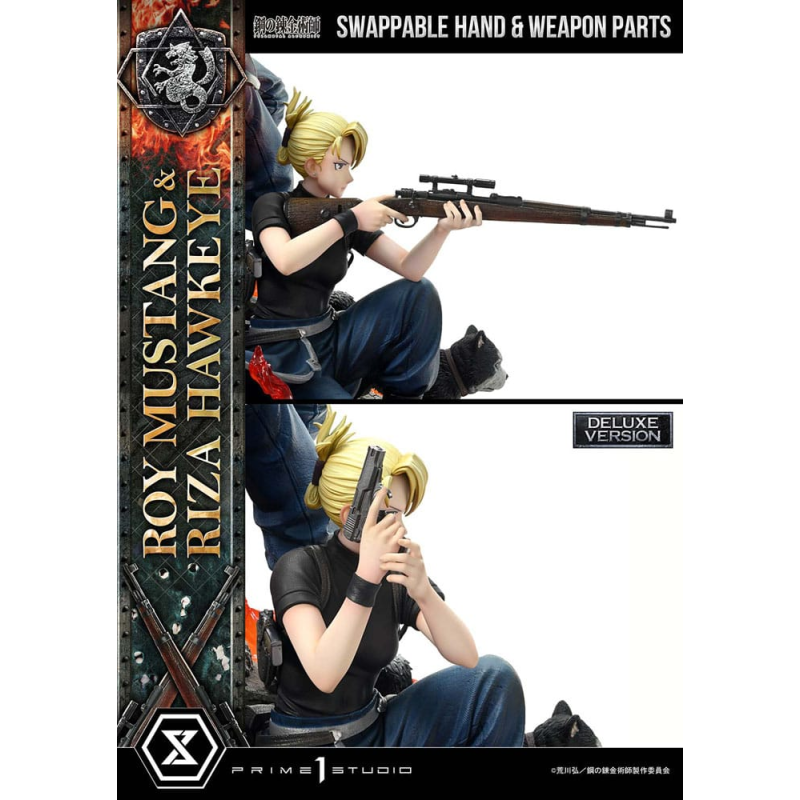 Fullmetal Alchemist statuette Concept Masterline 1/6 Roy Mustang & Riza Hawkeye Deluxe Version 50 cm