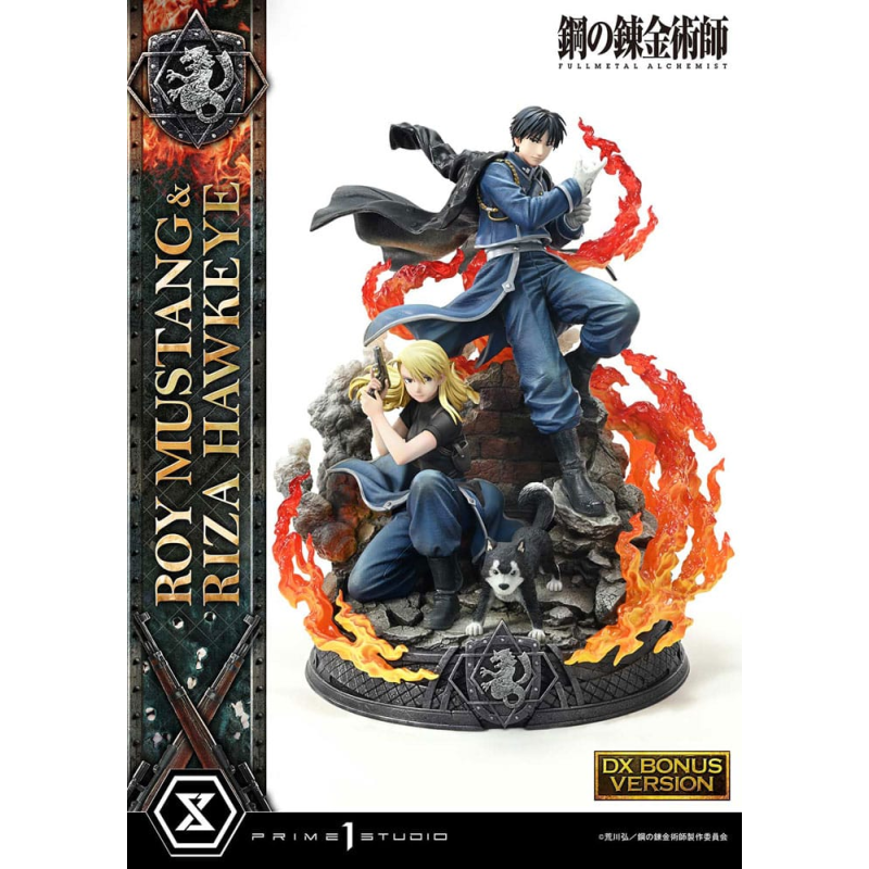 Fullmetal Alchemist statuette Concept Masterline 1/6 Roy Mustang & Riza Hawkeye Deluxe Bonus Version 50 cm