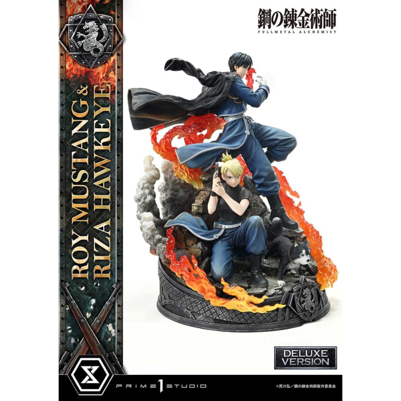 Fullmetal Alchemist statuette Concept Masterline 1/6 Roy Mustang & Riza Hawkeye Deluxe Bonus Version 50 cm