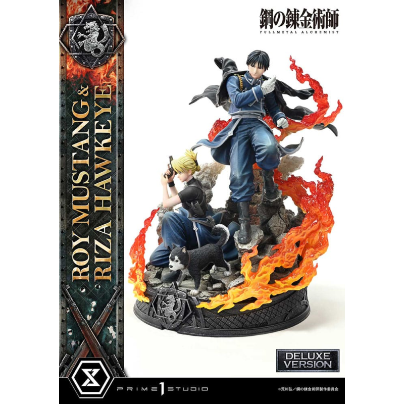 Fullmetal Alchemist statuette Concept Masterline 1/6 Roy Mustang & Riza Hawkeye Deluxe Bonus Version 50 cm