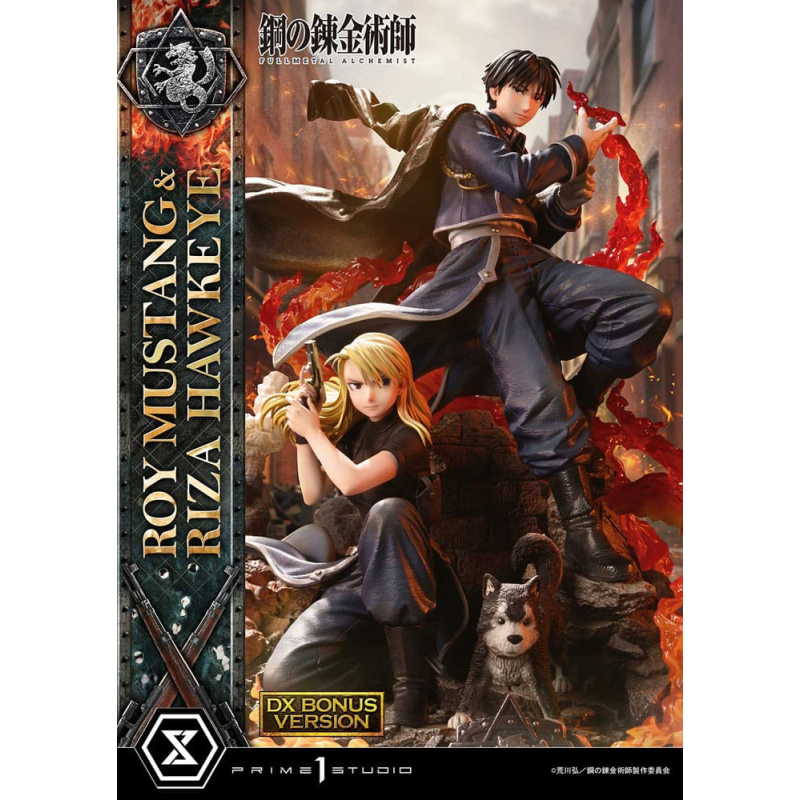 Fullmetal Alchemist statuette Concept Masterline 1/6 Roy Mustang & Riza Hawkeye Deluxe Bonus Version 50 cm