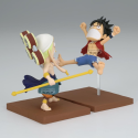 ONE PIECE - Luffy & Enel - Figurine WCF-Log Stories 7cm