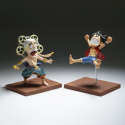 ONE PIECE - Luffy & Enel - Figurine WCF-Log Stories 7cm