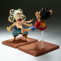 ONE PIECE - Luffy & Enel - Figurine WCF-Log Stories 7cm