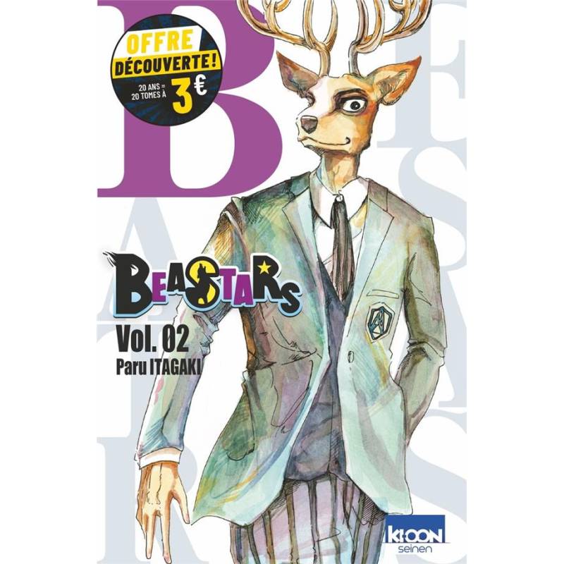 Beastars tome 2 (petit prix)