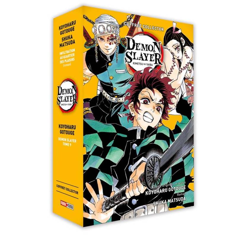 Demon Slayer - coffret tome 9 + Roman jeunesse tome 4