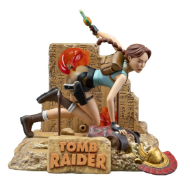 TOMB RAIDER 1996 - Lara Croft Classic Era - Statuette 17cm