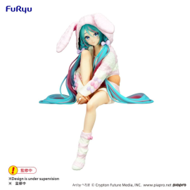 Hatsune Miku Figurine Rabbit Ear Hood Pajama Ver. (Noodle Stopper)