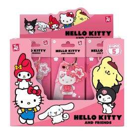 Hello Kitty: Hello Kitty and Friends - Sakura Series Keychain with Hand Strap - 12 Piece CDU