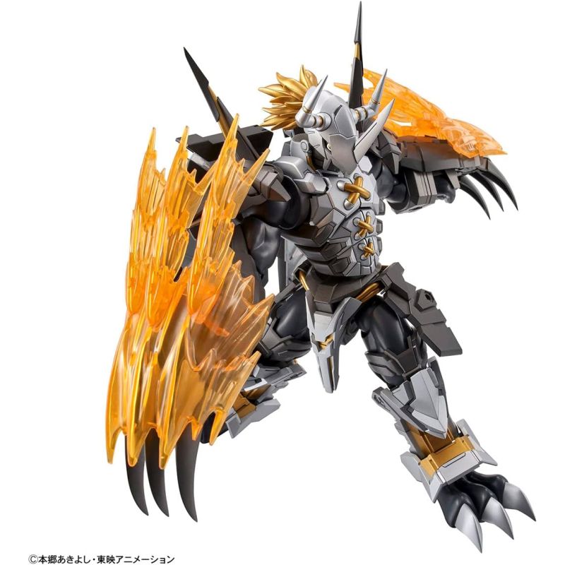 Digimon: Kit de modèle Blackwargreymon amplifié standard Figure-Rise