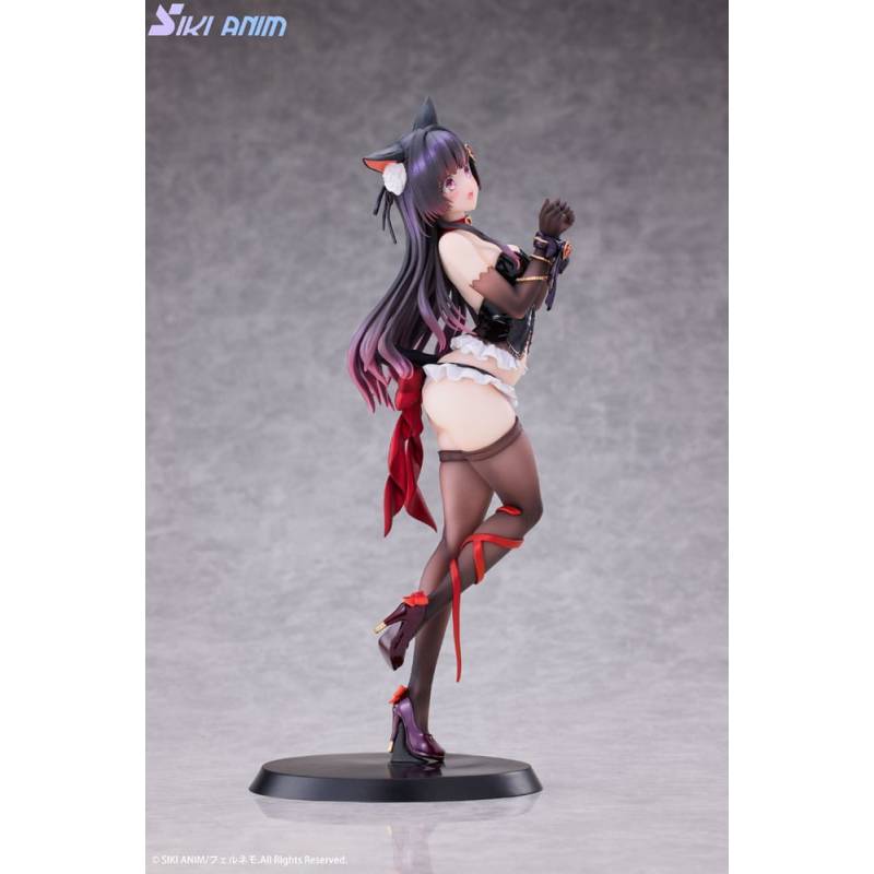 Original Character statuette PVC 1/7 Shibarare Cat Ruhuna-chan 26 cm