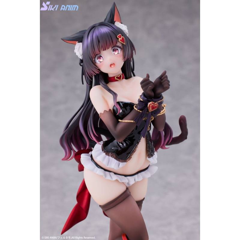 Original Character statuette PVC 1/7 Shibarare Cat Ruhuna-chan 26 cm