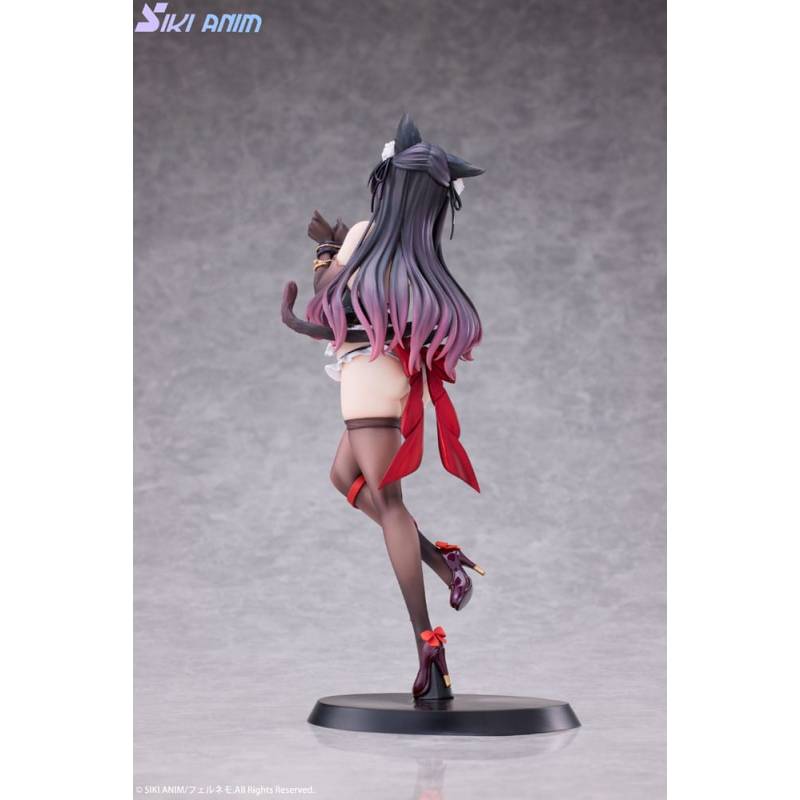 Original Character statuette PVC 1/7 Shibarare Cat Ruhuna-chan Deluxe Edition 26 cm