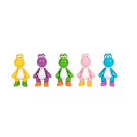 World of Nintendo Super Mario - Pack 5 figurines Super Mario Floruga, Mario and Luigi 6 cm