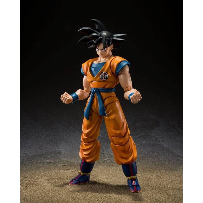 DRAGON BALL Z - Son Goku "Super Hero" - Figurine S.H. Figuarts 14cm