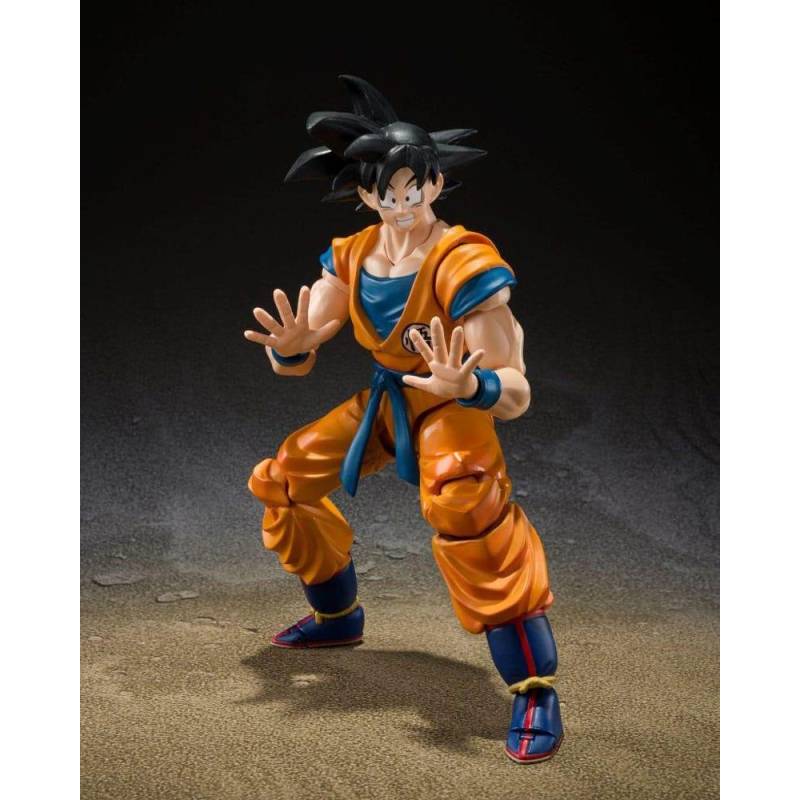 DRAGON BALL Z - Son Goku "Super Hero" - Figurine S.H. Figuarts 14cm