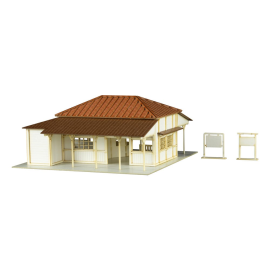 Original Character Anitecture Paper Model Kit 1/150 Station (Kominato Railway) 3 cm