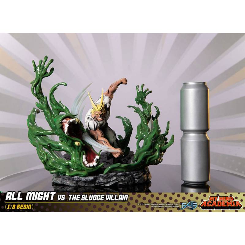 My Hero Academia diorama All Might Vs. the Sludge Villain 30 cm