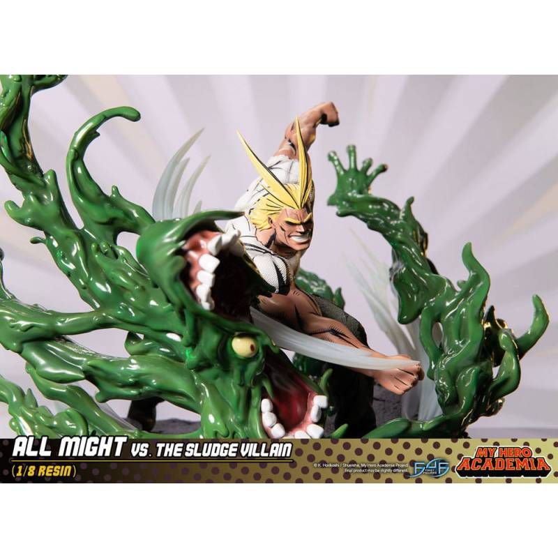 My Hero Academia diorama All Might Vs. the Sludge Villain 30 cm