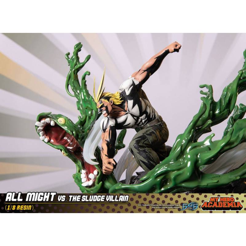 My Hero Academia diorama All Might Vs. the Sludge Villain 30 cm