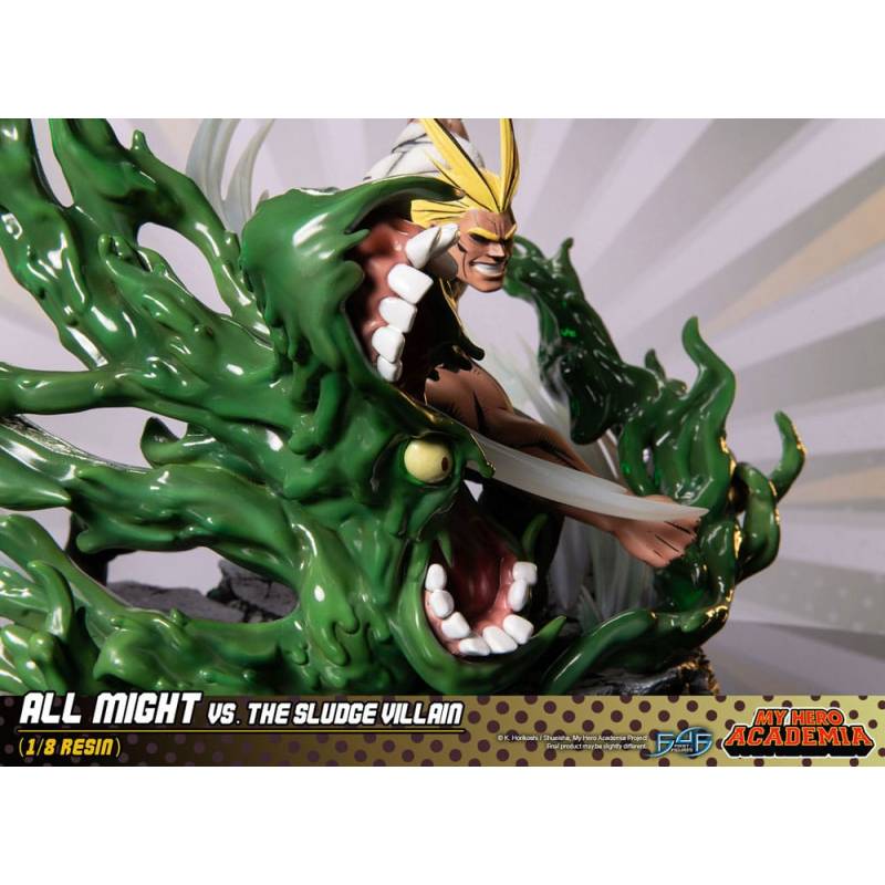 My Hero Academia diorama All Might Vs. the Sludge Villain 30 cm