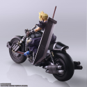 Final Fantasy VII Bring Arts figurine avec véhicule Cloud Strife & Hardy-Daytona 15 cm