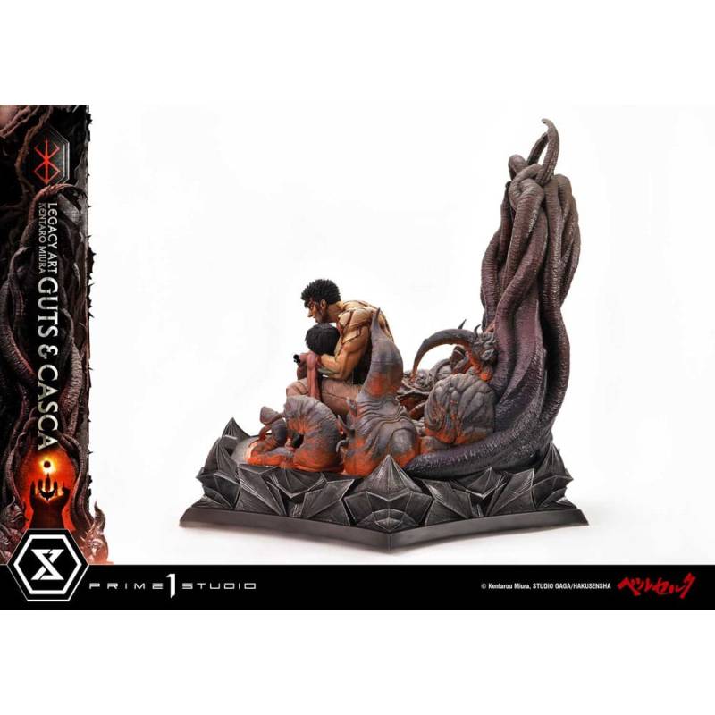 Berserk statuette Legacy Art Kentaro Miura 1/4 Guts & Casca 72 cm