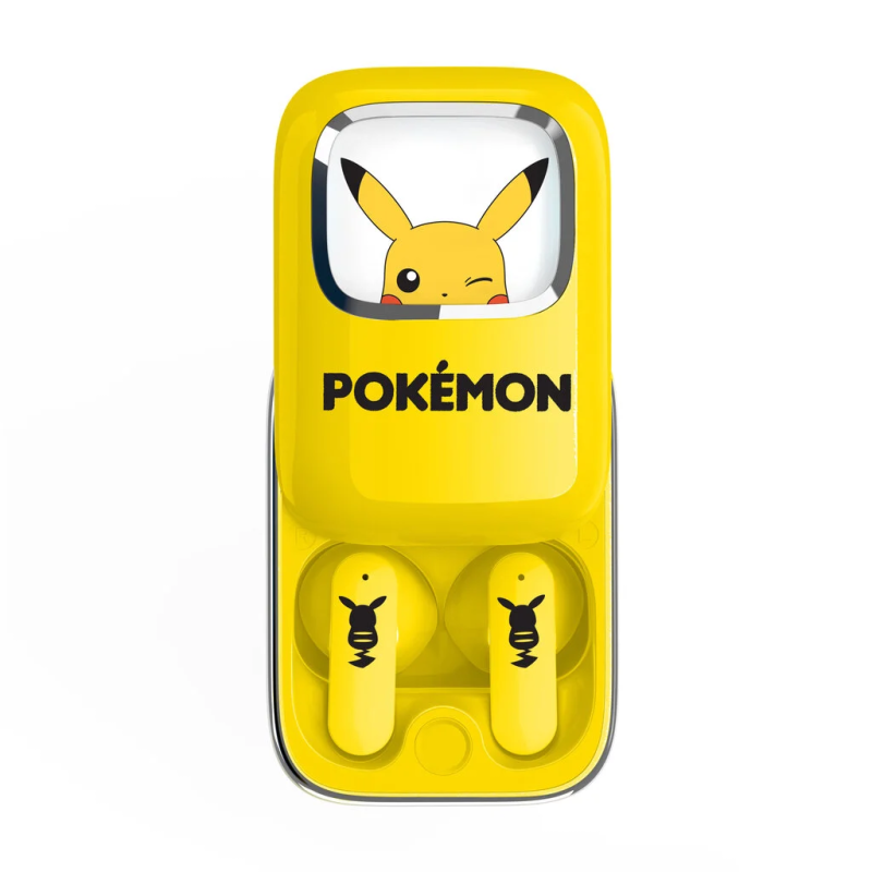 BEM'S POKEMON - Pikachu - Slide Case Light Up - Earpods Audio TWS