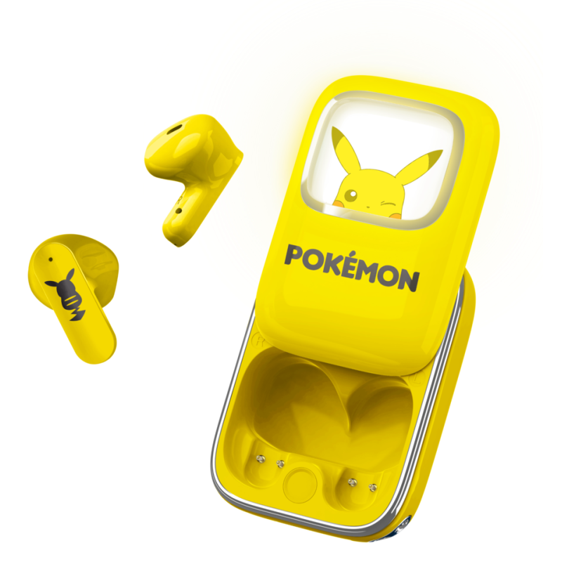 BM-235626 POKEMON - Pikachu - Slide Case Light Up - Earpods Audio TWS