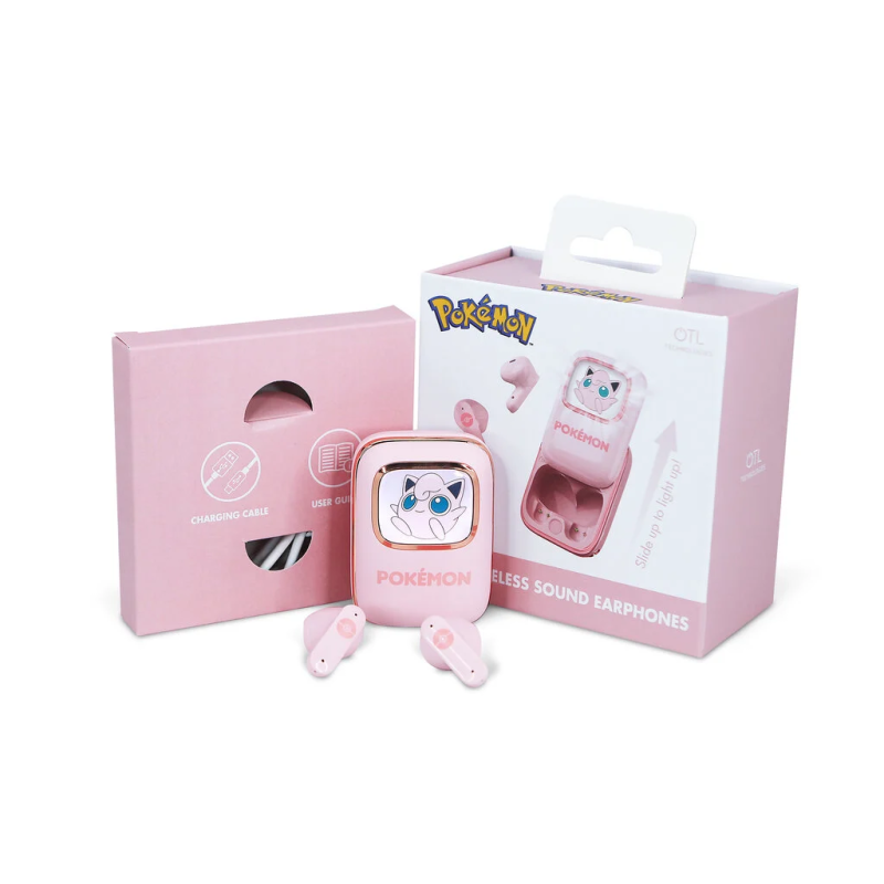 BEM'S POKEMON - Roudoudou - Slide Case Light Up - Earpods Audio TWS