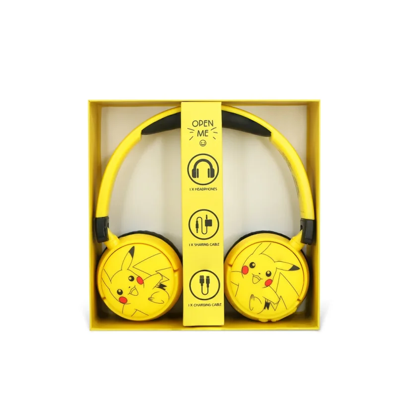 BM-235617 POKEMON - Junior Wireless Headphone - Pikachu Yellow