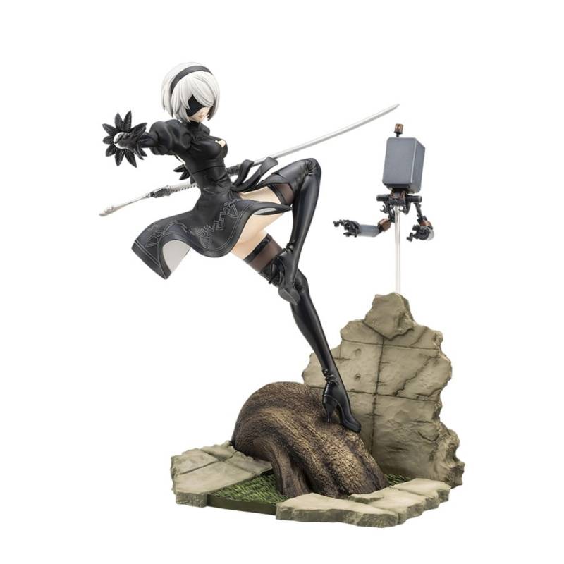 Figurine NIER AUTOMATA VER. 1.1A - 2B - Statuette ARTFXJ 1/8 24cm