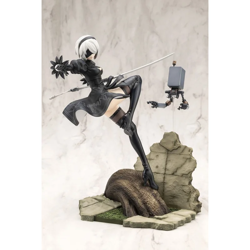 Figurine NIER AUTOMATA VER. 1.1A - 2B - Statuette ARTFXJ 1/8 24cm