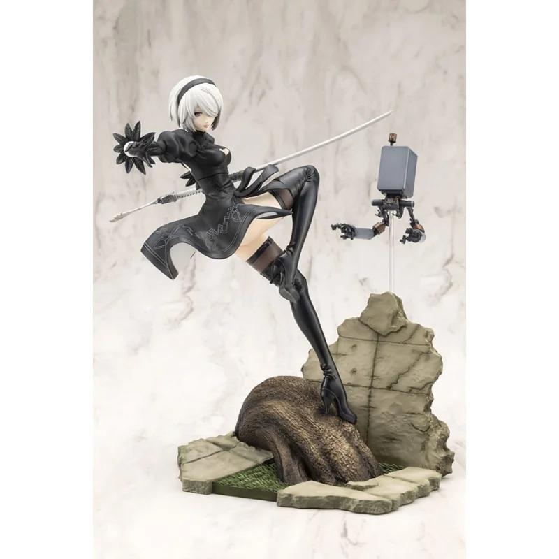 NIER AUTOMATA VER. 1.1A - 2B - Statuette ARTFXJ 1/8 24cm