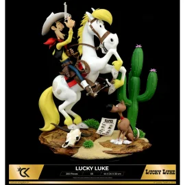 Statuette Lucky Luke Statue Resine Limitee 200 Exemplaires