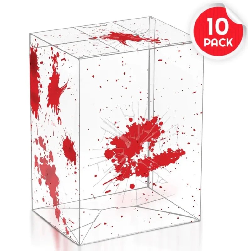 Accessoires pour figurines Evoretro Etui de Protection 0,40mm Pour Funko Pop Red Blood Bullet X10pcs