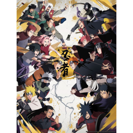  Naruto Shippuden Golden Poster Personnages