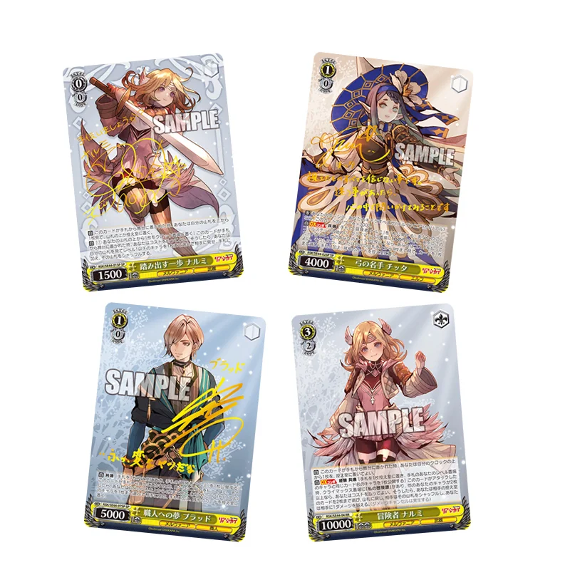 Carte à collectionner Weiss Schwarz TCG Rear Sekai Display 6 Boosters 6 Cartes