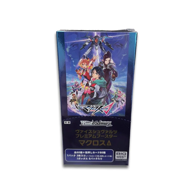  Weiss Schwarz TCG Macross Delta Display 6 Boosters 3 Cartes